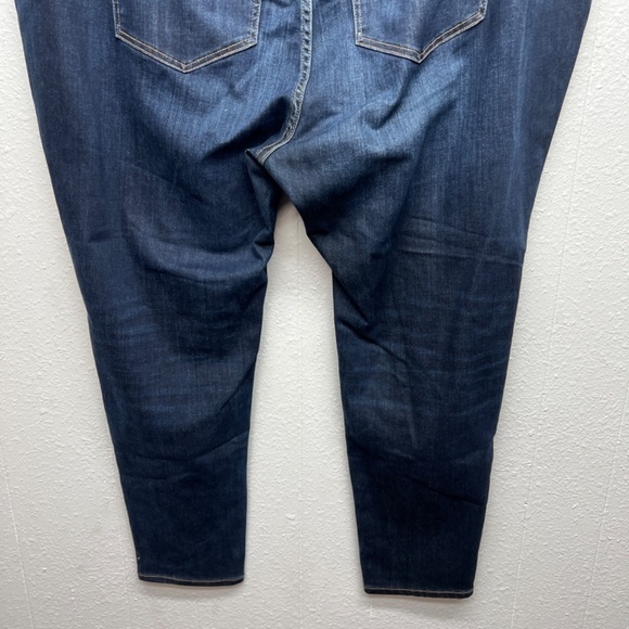 Madewell Curvy High Rise Skinny Dark Wash Blue Jeans Womens 37P - Picture 8 of 11